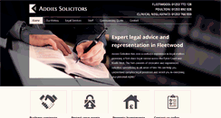 Desktop Screenshot of addiessolicitors.co.uk